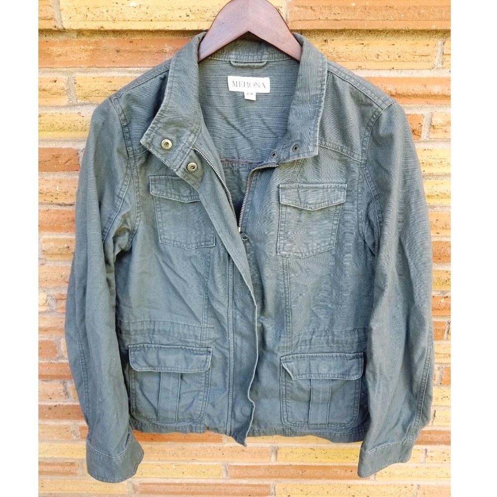 Merona gray utility jacket - Picture 2 of 4